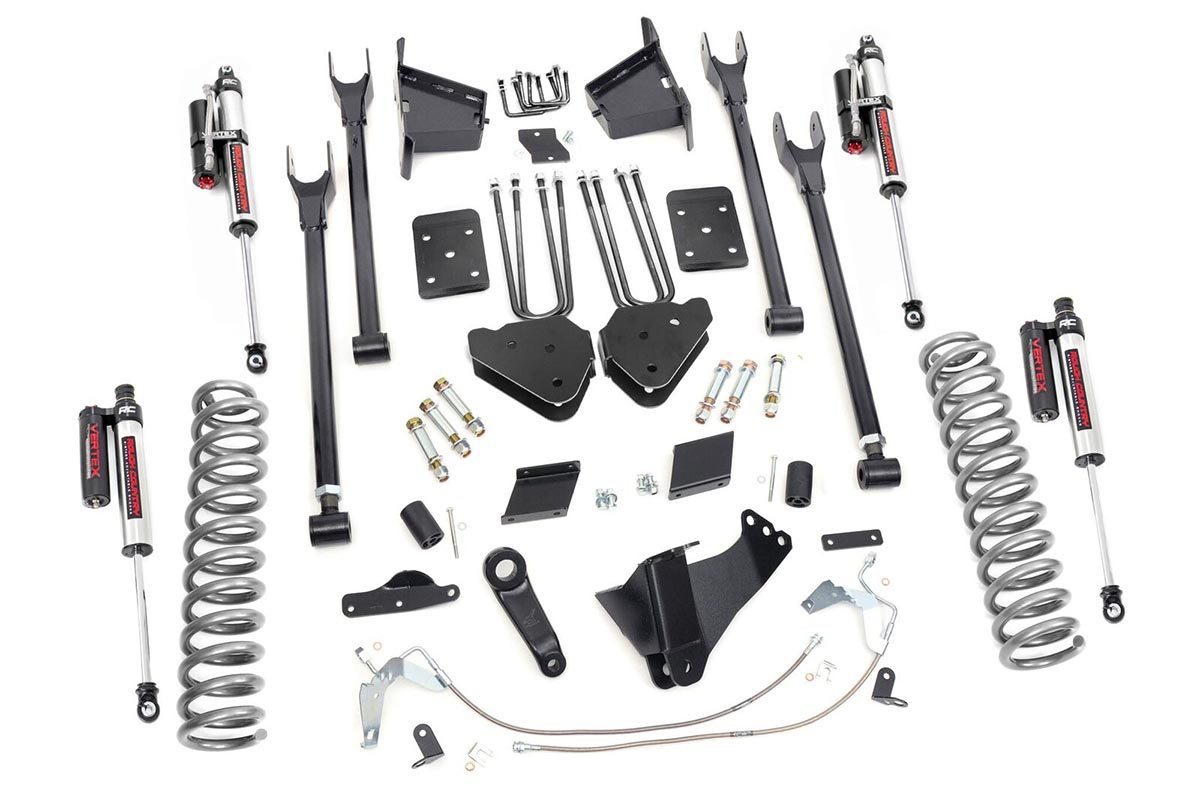 Ford F-250 Super Duty Suspension Lift Kit - Rough Country - 4 Link | OVLD | Vertex - '15-'16
